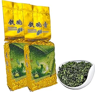 MOORCHOCO TieGuanYin Oolong Tea Loose Leaf, Iron Goddess of Mercy, 17.63 oz-500g, From Anxi Fujian (乌龙铁观音500g)