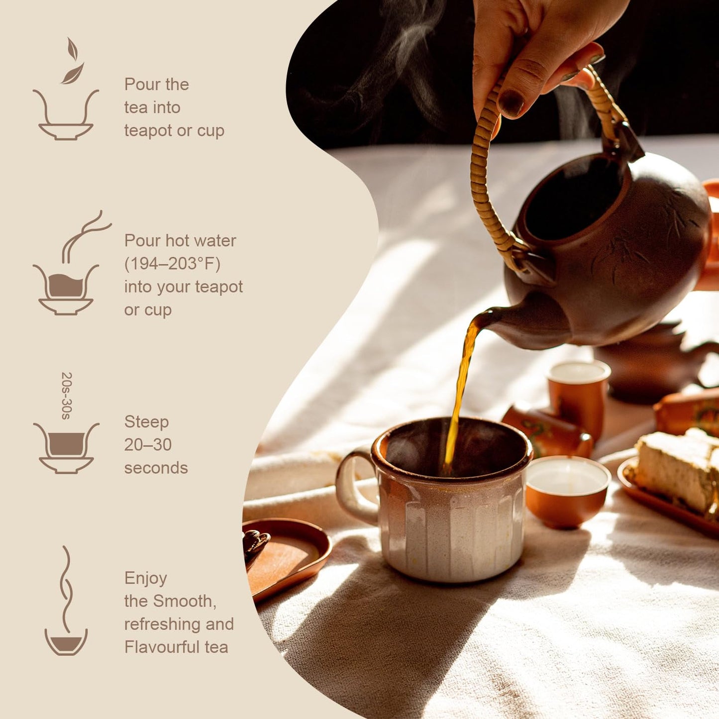 Jonhoy Black Tea Loose Leaf, Black Tea with a Nice Aroma and Full-bodied Flavor, Rich, Smooth, Tea Gift with 6 Pack Premium Tea Sampler