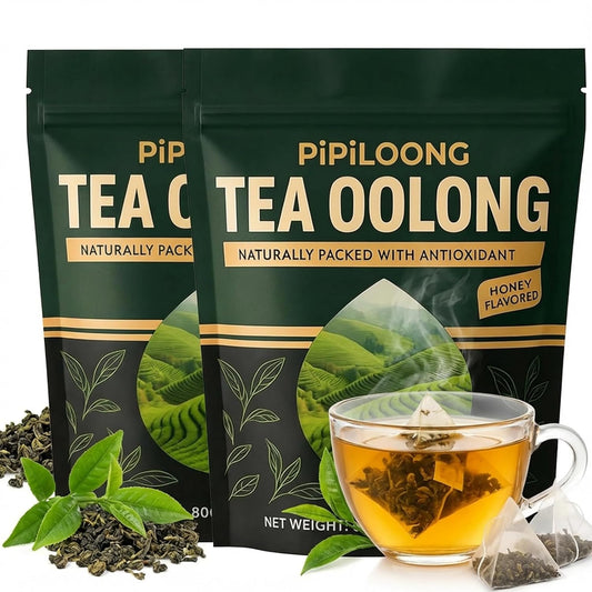 PiPiLOONG Oolong Tea – Organic Yunnan High-Mountain Whole-Leaf Oolong | Premium Loose Leaf Tea | Smooth, Floral & Aromatic | Hand-Picked High-Altitude Tea (2)