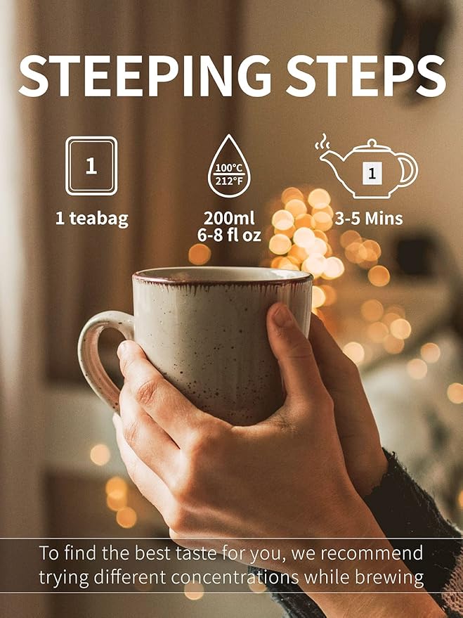 TeeLux Decaf Black Tea Bags, Smooth & Full-Bodied Taste, Premium Decaffeinated Black Tea, 100 Count Tea Bags