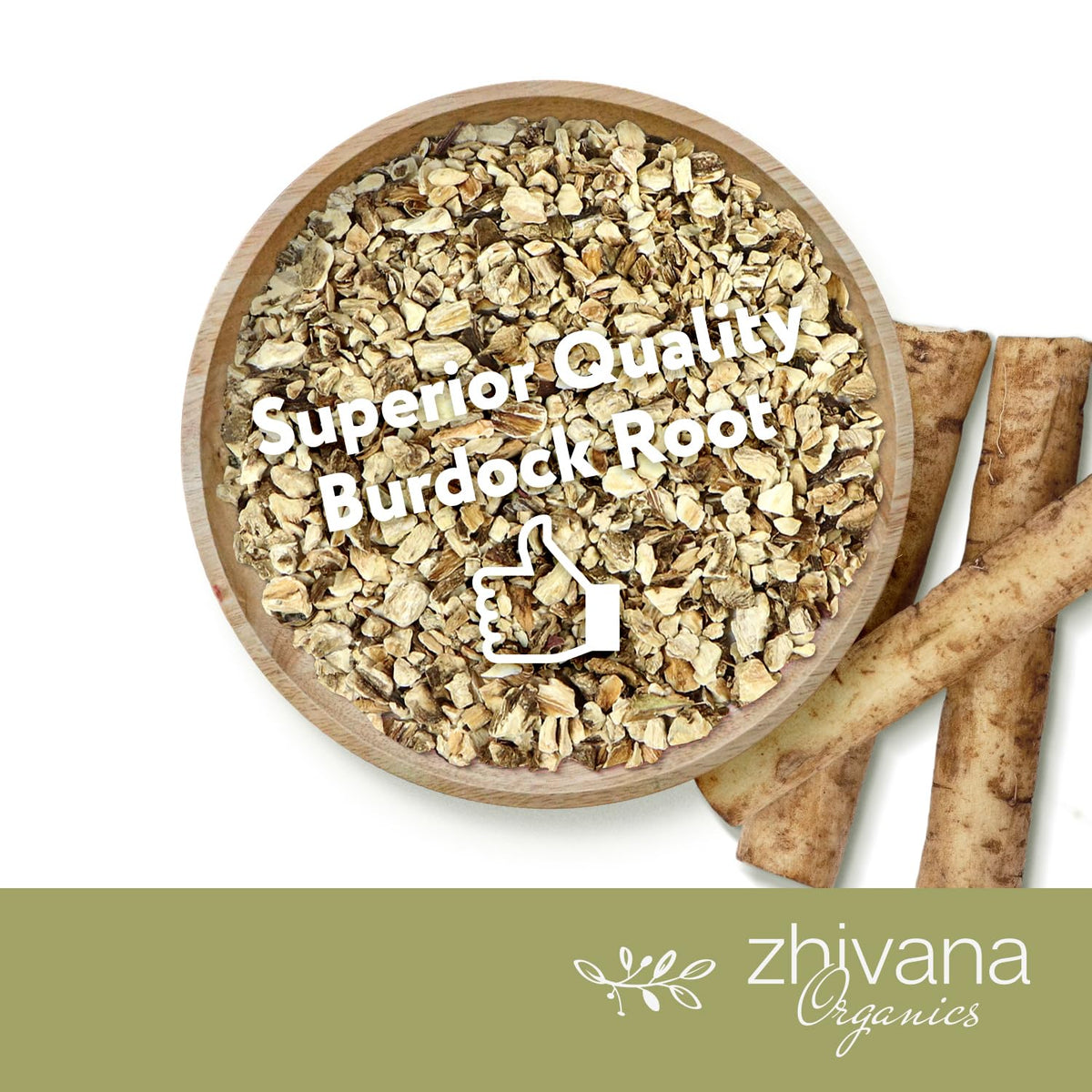 Burdock Root Organic (4oz.) - Greater Burdock Tea - Digestion, Liver, Gut