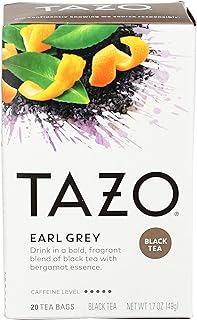 TAZO Earl Grey Black Tea Bags, 20 Count