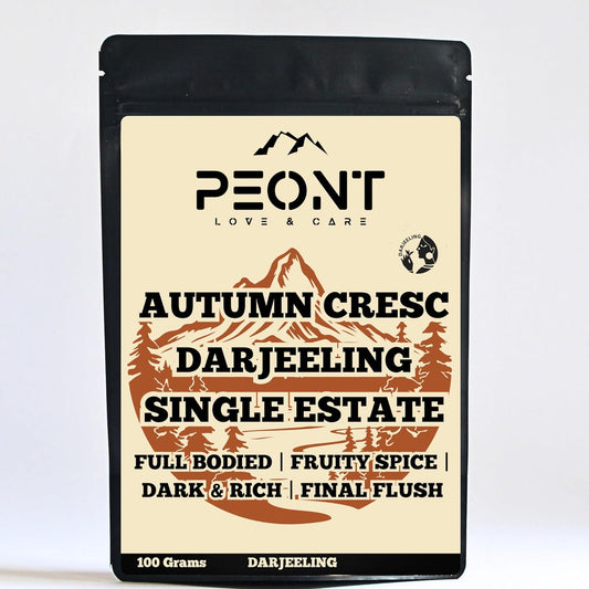 Peont Autumn Crescendo Single Estate Darjeeling Black Tea, 100g, Flowery Full-bodied, Mellow with Sweet Berry & Floral Notes