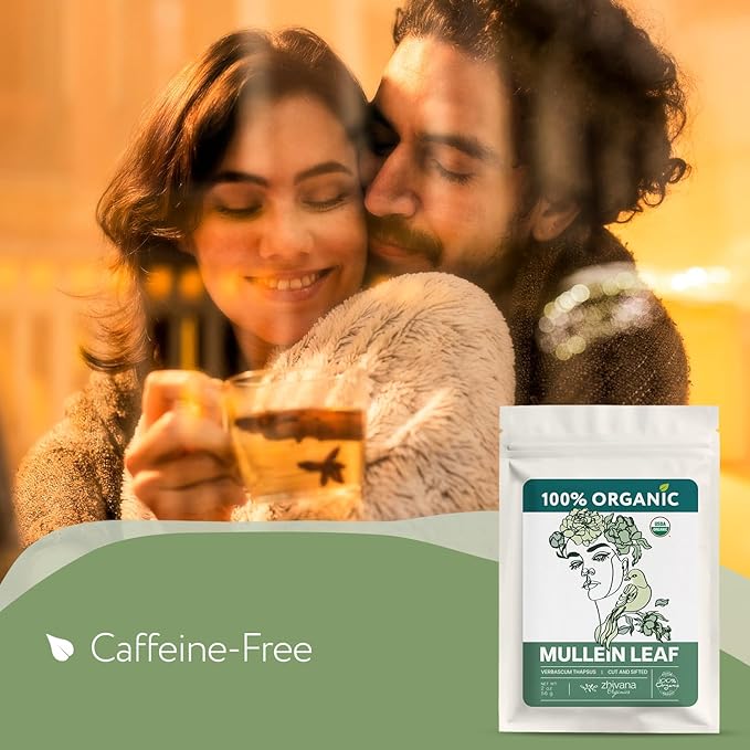 Organic Mullein Tea Loose Leaf (2oz.) – Mullein Leaf Tea Loose - Mullien Herb – Mullen Leaves - Mullin - Natural Alternative