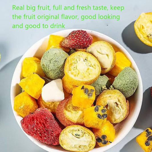 Fruit tea A variety of freeze-dried fruit mixed tea, fruit tea 3.52oz.