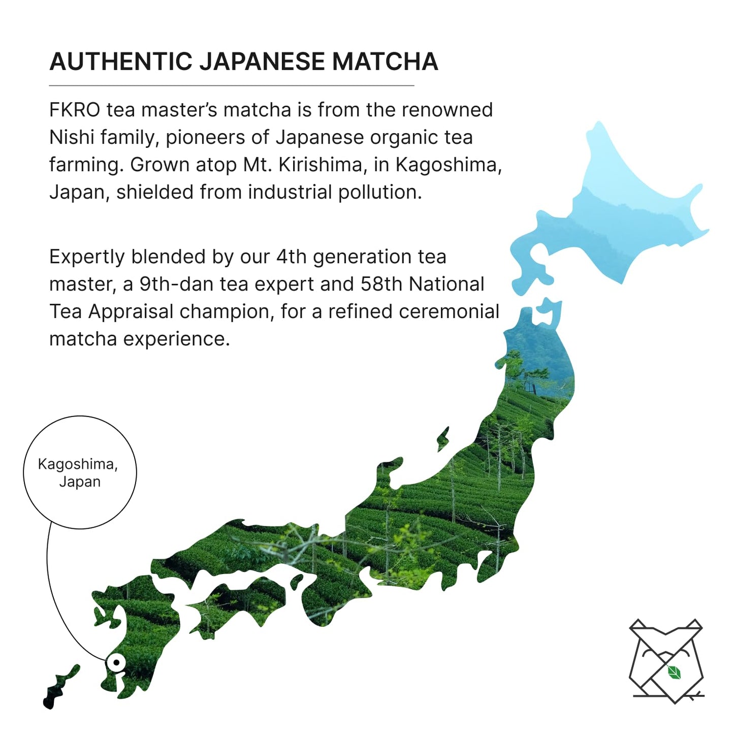 FKRO Tea Master's Organic Ceremonial Grade Matcha Green Tea Powder | Artisan Selected 1st Harvest | Stone-Ground, Air-Flown Monthly from Japan | 30g Tin