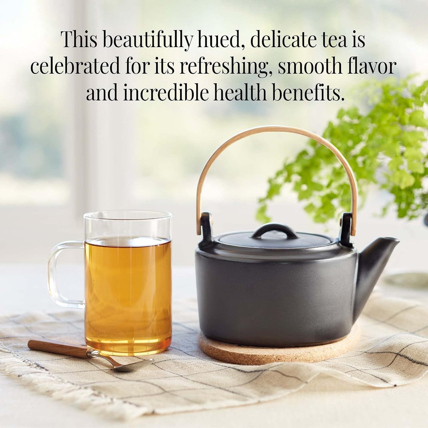 The Republic of Tea Daily Green The People's Green Tea, Low Caffeine, 50 Ct | A gentle cup for everyday sipping. Fresh with light vegetal notes. Gluten Free and Kosher.