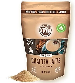 Coconut Cloud: Vegan Spiced Chai Tea Latte | Creamy, Delicious & Easy Dairy Free Alternative. Made in Colorado (Lightly Sweetened, Gluten Free, Soy Free), 7 oz