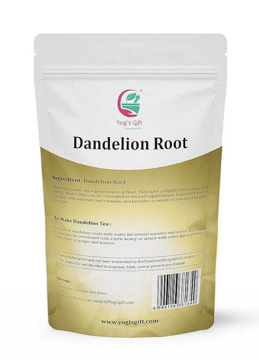 Dandelion Root 1 LB | Raw and Whole root | by Yogi's Gift®