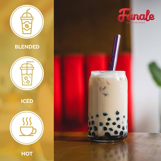 Fanale Premium Lavender Flavoring Powder for Boba Tea| Perfect for Baking, Smoothies, Desserts and Drinks | Instant Boba Bubble Tea Powder - 2.2 Pounds (Pack of 1)