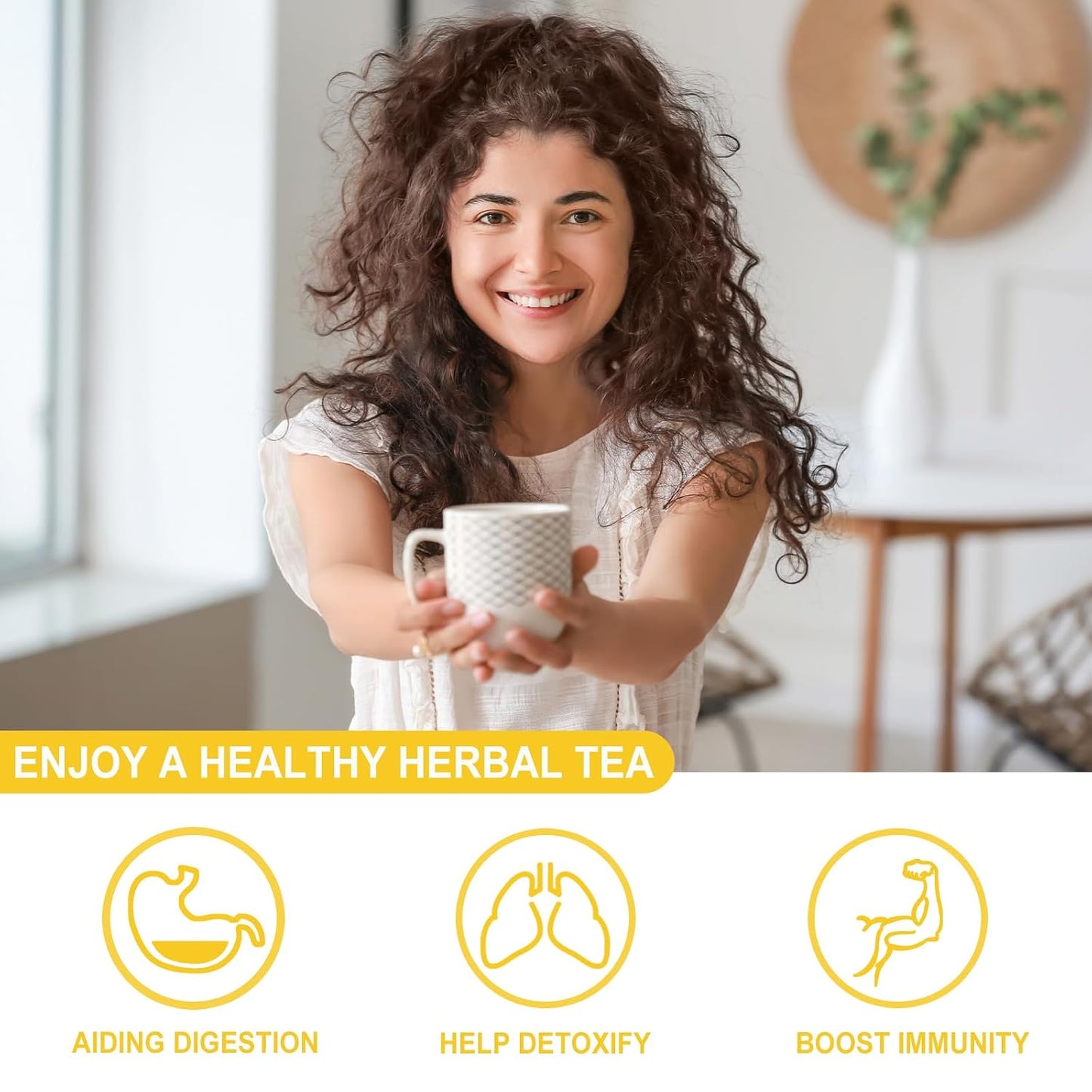 FullChea - Dandelion Leaf & Root Tea Bags, 50 Count, Dandelion Herbal Tea | Balanced herbal blend tea for liver & kidney health, Non-GMO and caffeine-free