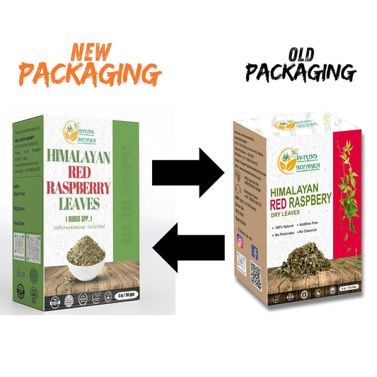 Herbs Botanica Himalayan Raspberry Leaf Premium Dried Red Raspberry Leaves for Herbal Tea, Infusions & DIY Blends Cut & Sifted Rasberry Leaf Tea 4 oz Resealable Pack
