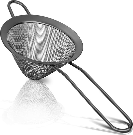 Rainspire Stainless Steel Small Strainer Fine Mesh Strainer, Mini Cocktail Strainer For Cocktails Te