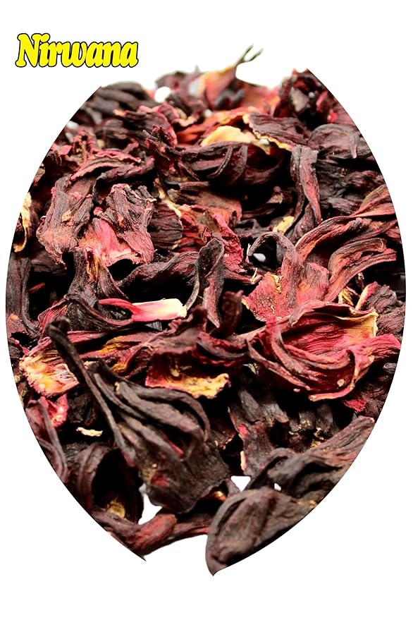 Premium Dried Hibiscus Flowers – Whole Flower Petals for Herbal Infusions, Loose Leaf Blends, and Culinary Use – Great with Dandelion Root, Raspberry Leaf, and More (16oz)