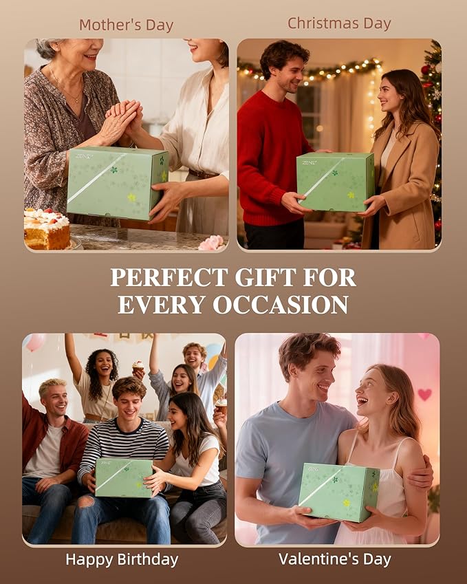 ZENS Matcha Whisk Set, Ceramic Matcha Set Includes 15oz Sakura Bowl, Bamboo Whisk & Chasen Holder, Scoop & Sifter-Tea Towel, 6pcs Matcha Kit for Matcha Lovers, White