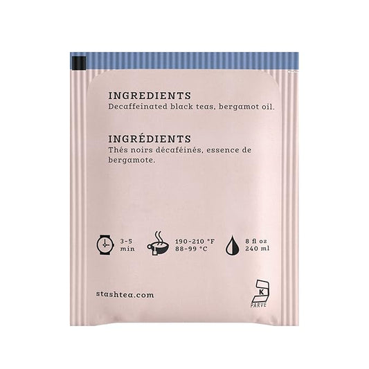 Stash Tea Decaf Earl Grey Tea, Box of 100 Tea Bags