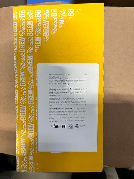 Yorkshire Tea Biscuit Brew Tea Bags, Pack of 4 (total of 160 tea bags)