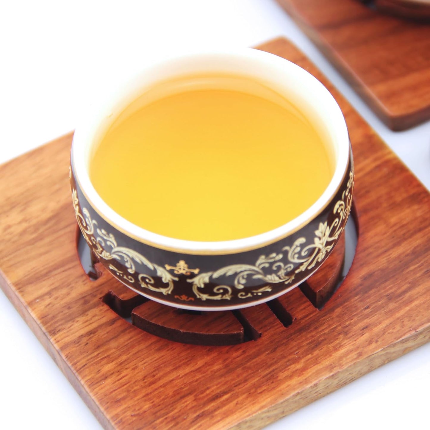GOARTEA White Tea Cake - 350g / 12.35oz 2014 Year Fuding Shou Mei - Remote Mountain Wild Aged - Chinese Shoumei White Tea Loose Leaf - Low Caffeine