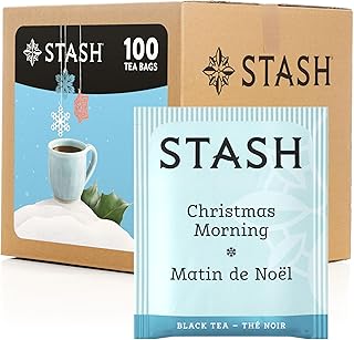 Stash Tea Christmas Morning Black Tea, Box of 100 Tea Bags