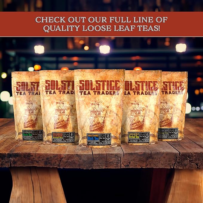 Solstice Loose Leaf Sencha Green Tea, 1 LB, Bulk 16-Ounces Japanese Style Green Sencha Tea - Approx 200+ Cups