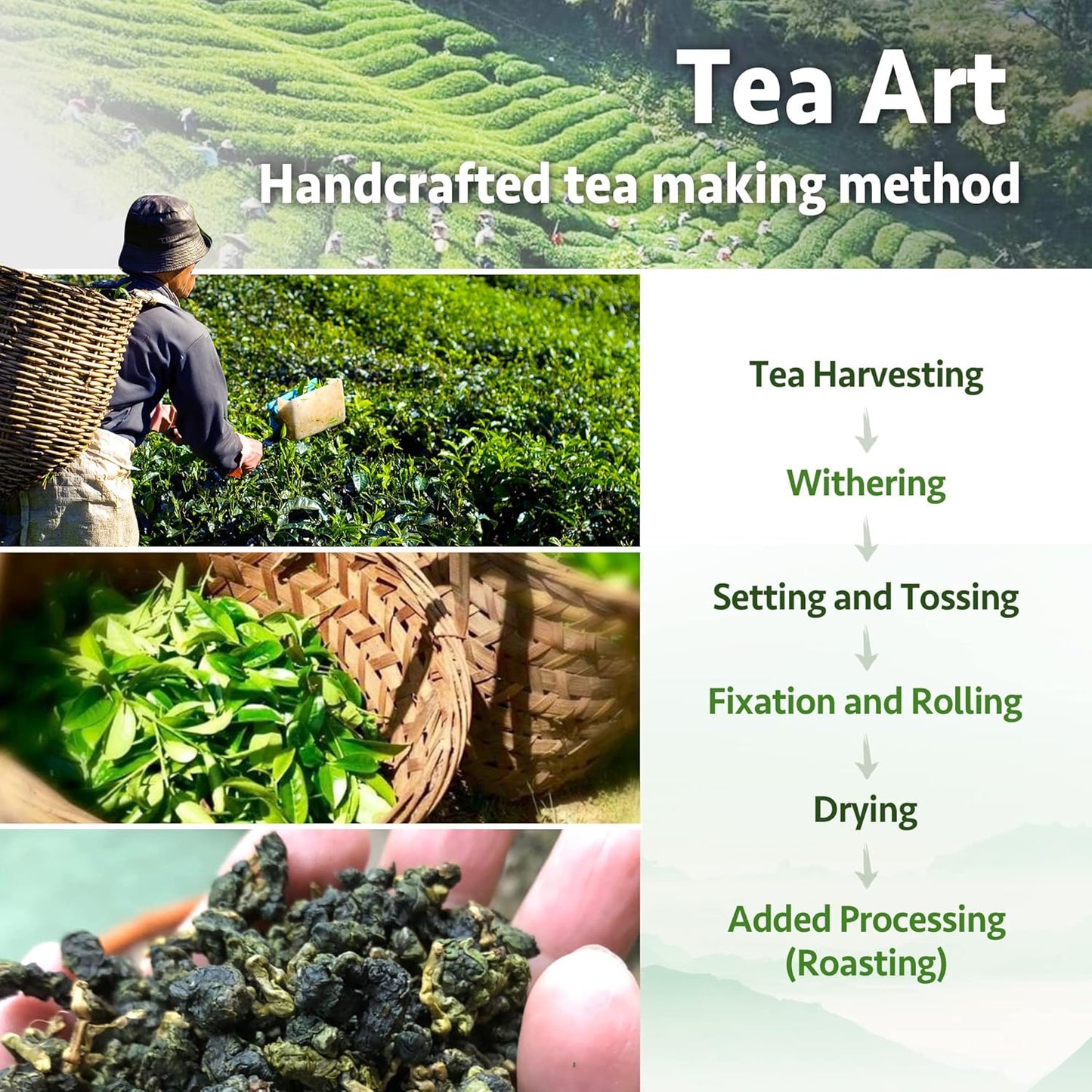 Xin Qing Black Oolong Tea Taiwan Red Oolong Tea Taiwan High Mountain Oolong Tea Loose Oolong Tea 150g/5.3oz