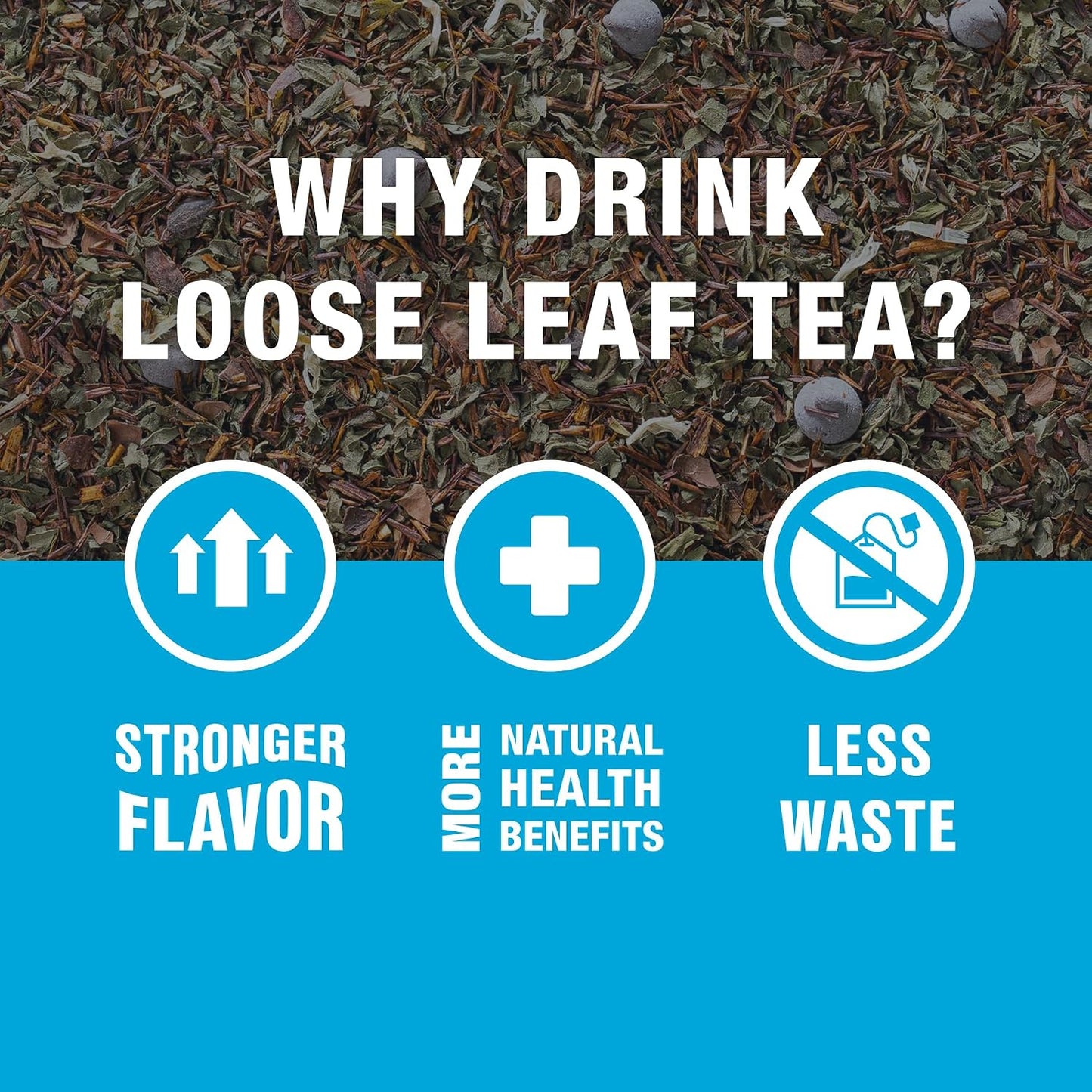 Tiesta Tea - Cocoa Mint Chill Loose Leaf Tea | Chocolate Peppermint Herbal Rooibos Blend, Non-Caffeinated, Brew Hot or Iced, Refillable Tin, Makes Up to 50 Cups, 3 Ounce