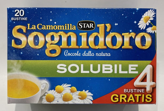Star Sognidoro Sweetened Instant Chamomile Tea, 1 Pack