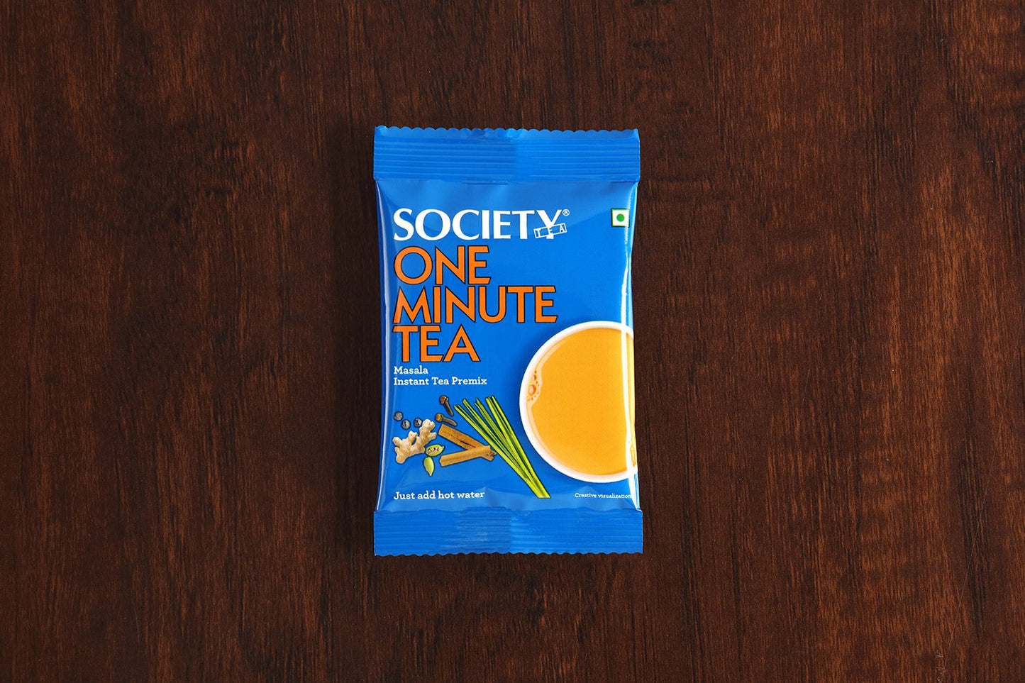 Society One Minute Tea Premix - Masala Flavour, 10 Sachets