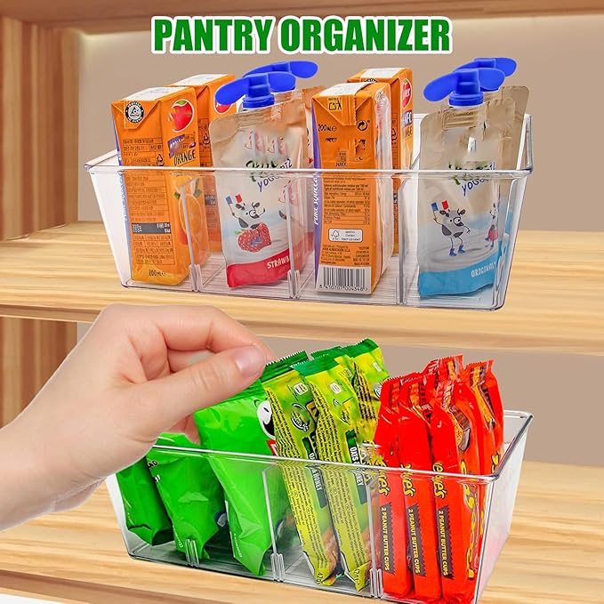 Pantry Organizers and Storage,Kitchen Organizers and Storage for Fridge,Drawer and Refrigerator - Spice Organization for Cabinet