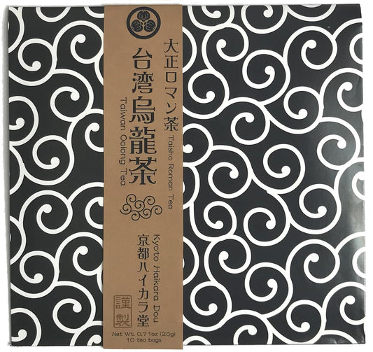 Taisho Roman Tea "Taiwan Oolong Tea", Roasted oolong tea from Taiwan, 2g×10 Tea Bags (Pack of 1), Net Wt. 0.71oz(20g)