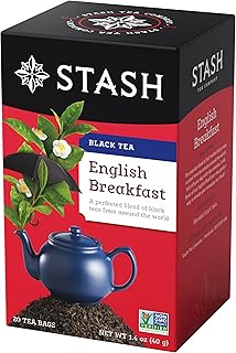Stash Tea English Breakfast Tea, 20 Count (Pack of 6)