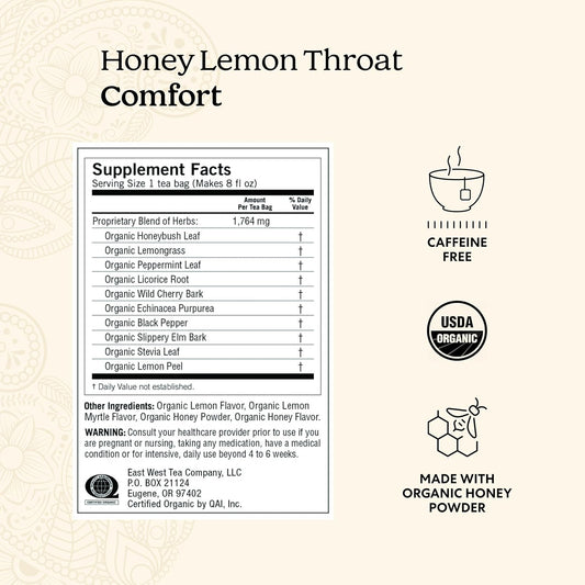 Yogi Honey Lemon Throat Comfort Tea