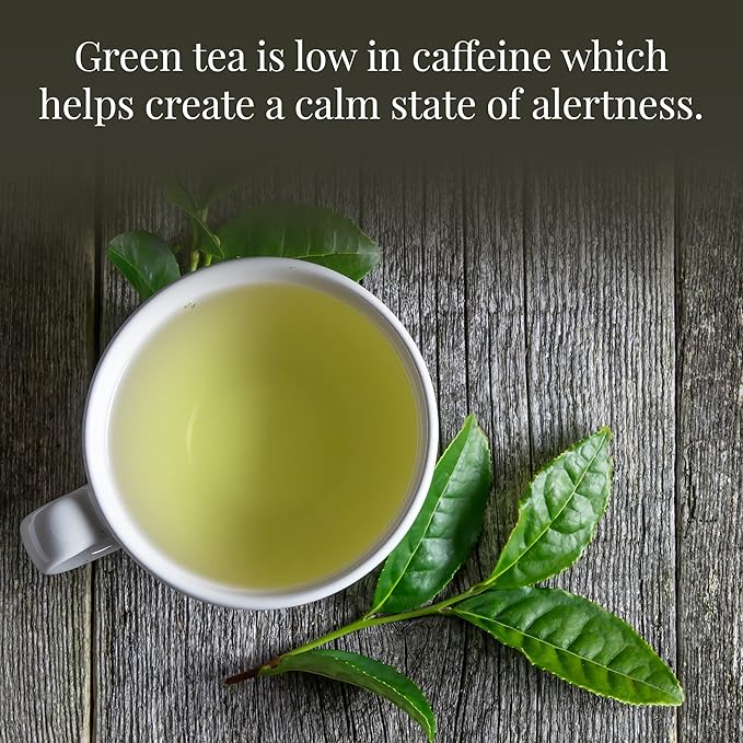 The Republic of Tea - Brain Boost SuperGreen Green Tea, Ginkgo Biloba, and Matcha Tea Blend (36 Tea Bags)