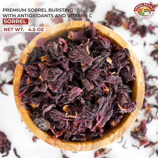 Dried Sorrel Hibiscus Flowers | 4.5 oz | 2 Pack | For Refreshing Tea | Discover the goodness of Sorrel hibiscus tea leaves. Our dried