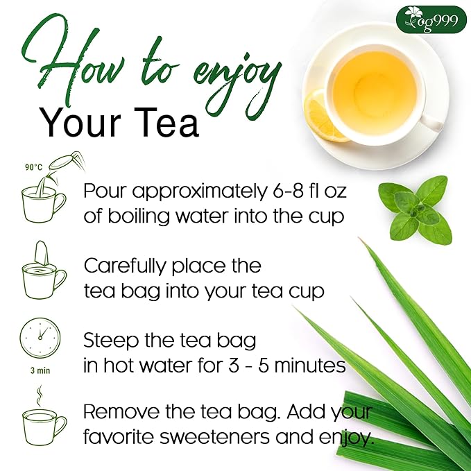 TOG999, Premium Oregano Herbal Tea with Jasmine-Like Notes β 60 Tea Bags | Blend of Oregano, Thyme & Lemongrass | Caffeine-Free, Natural Flavor, Premium Quality Herbal Infusion