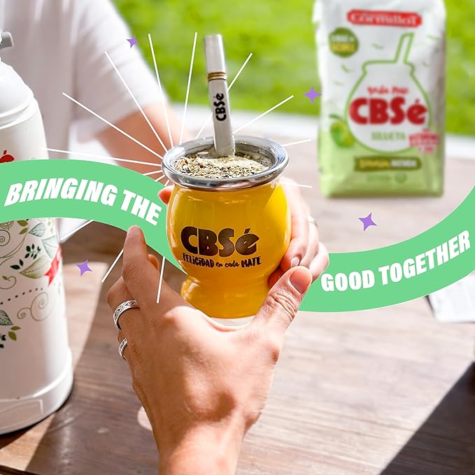 CBSe Silueta Yerba Mate – 500g (1.1 lb) Loose Leaf Herbal Tea – Naturally Flavored Argentine Yerba Mate – Smooth, Balanced, Refreshing