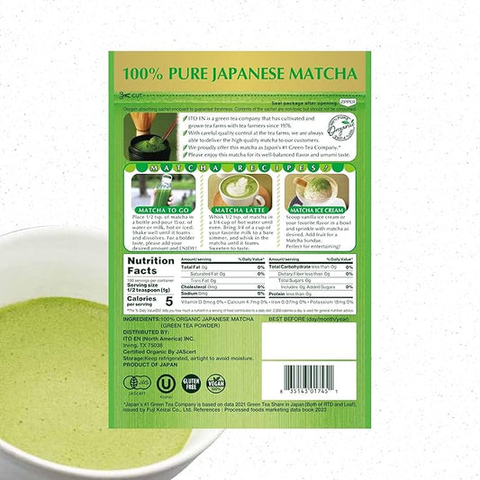 Ito En Oi Ocha Organic Matcha 100g(3.53 oz)