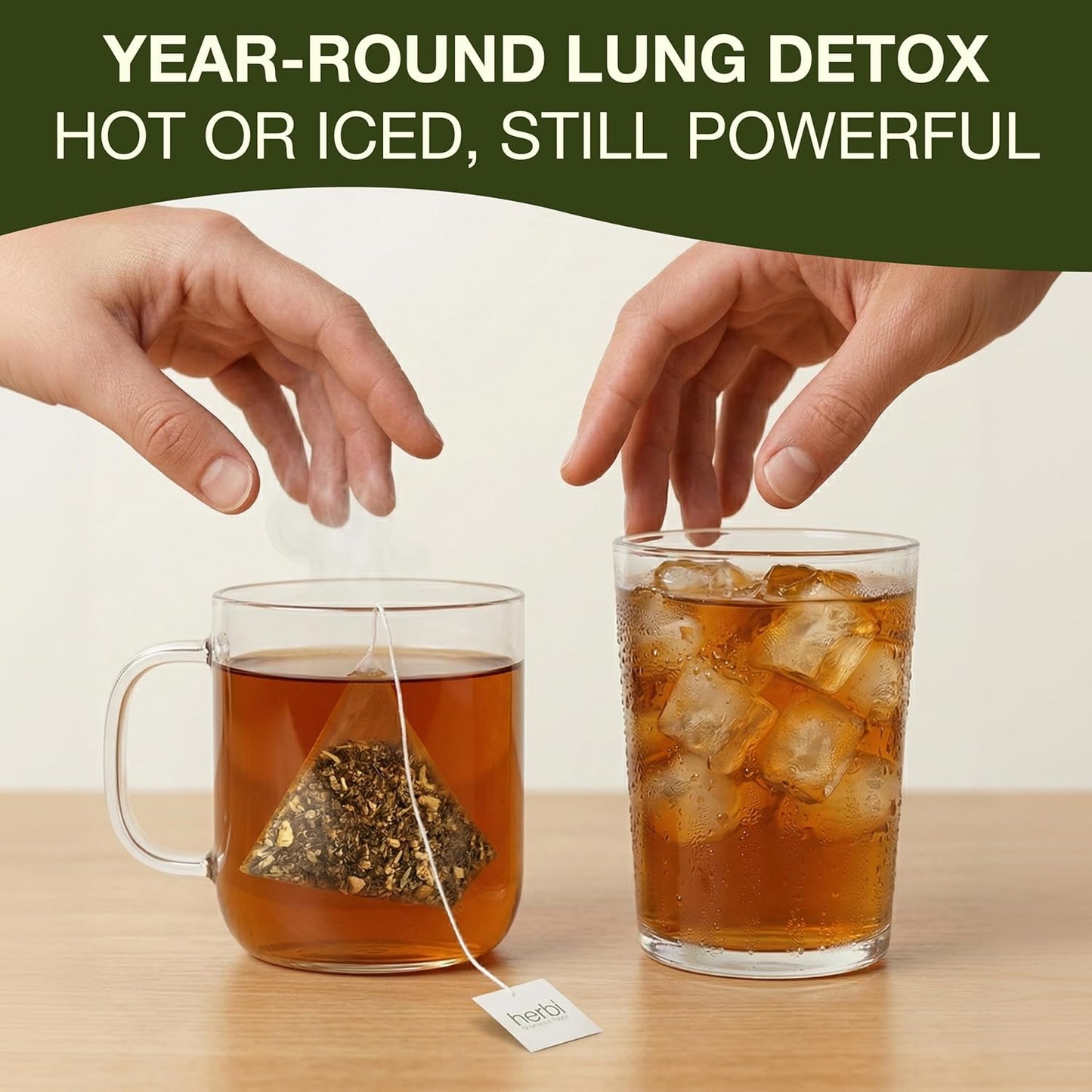 Organic Mullein Tea - Lung Detox Tea for Better Lungs - Respiratory Tea With Mullein, Marshmallow Root, Peppermint, Spearmint, Licorice Root, Thyme and Extra Herbal Ingredients - The Ultimate USDA Organic Lung Detox Tea