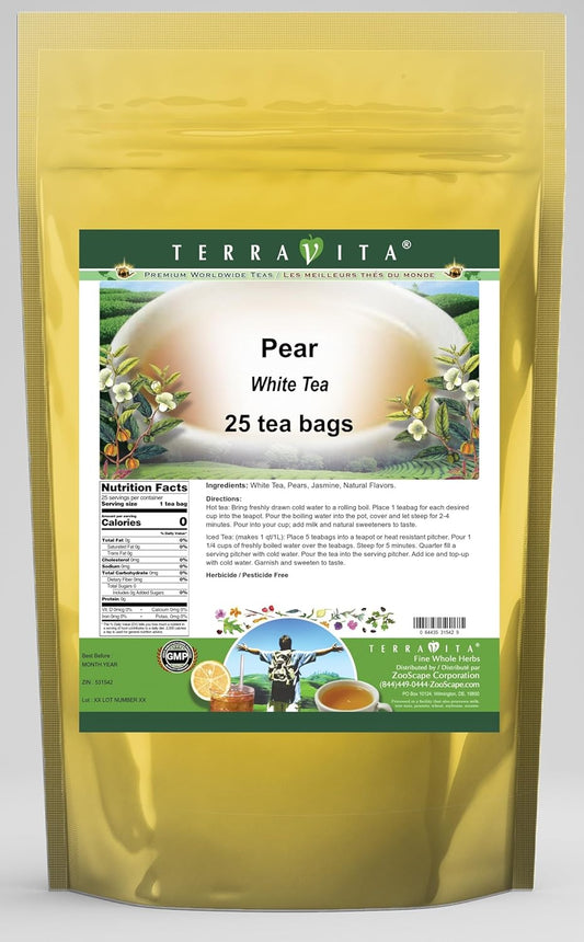 Pear White Tea (25 tea bags, ZIN: 531542)