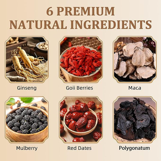 Ginseng Five Treasures Tea Kidney Tea - Kidney Cleanse Ginseng Six Treasures Teas