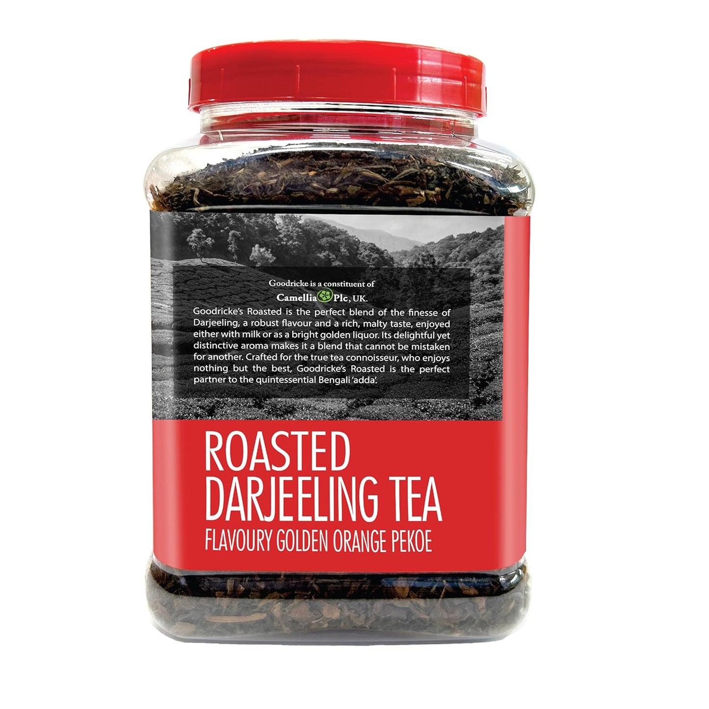 GOODRICKE Roasted Organic Darjeeling Tea - 250 gm (Pack Of 3) | 100% Pure & Natural Whole Leaf | Flavoury Golden Orange Pekoe | Black Tea
