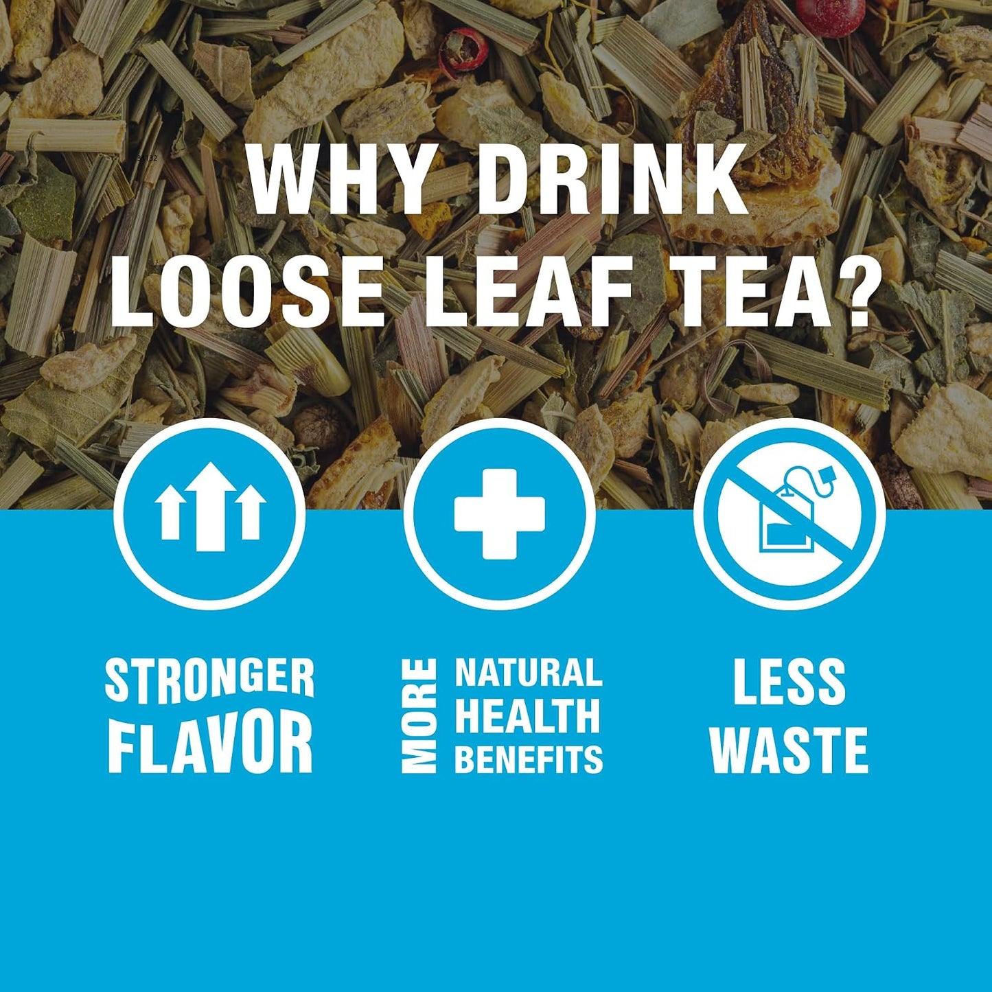 Tiesta Tea - Meyer Lemon Zest, Loose Leaf, Zesty Lemon Herbal Tea | Premium Caffeine-Free Blend, Makes Hot or Iced & Up to 25 Cups, 2oz Resealable Pouch