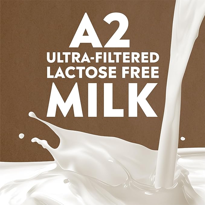 Pioneer Pastures - High Protein A2 Milkshakes - Chocolate - A2 Nutritional Milk, 30g Protein, 2g Sugar, No Artificial Sweeteners, No Seed Oils