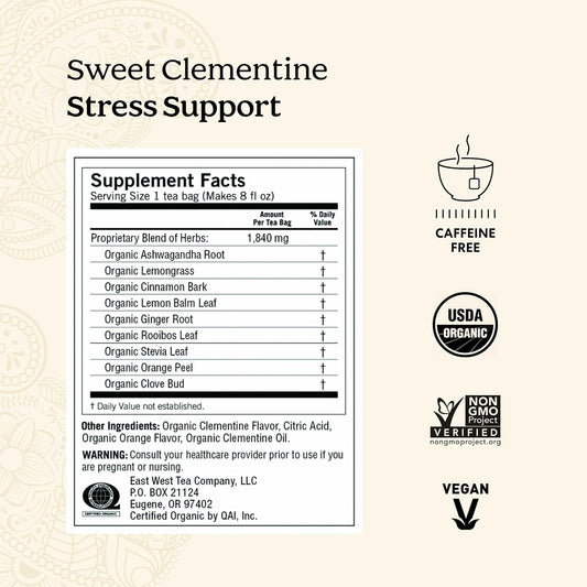 Yogi Sweet Clementine Stress Support Tea