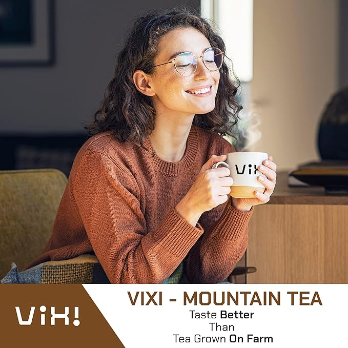 VIXI Oolong Tea Loose Leaf (16.00 Oz), Vietnam's Mountain Tea, Bold Flavored, Dried Whole Full Large Leave, 100% Natural from Ancient Tea Tree for Hot and Cold Brew