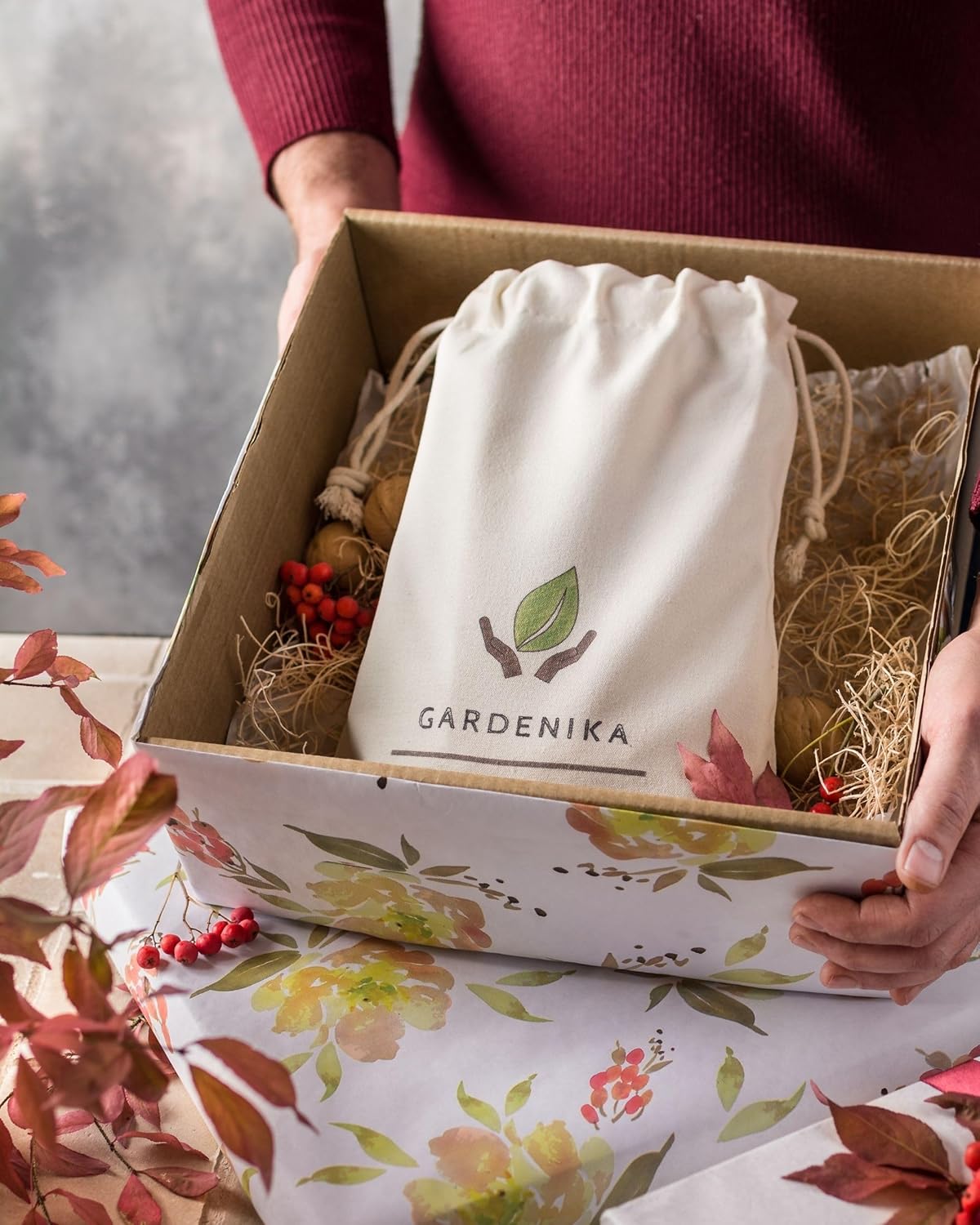 Gardenika Organic Loose Leaf Tea Sampler - Herbal Caffeine-Free Set - Ayurvedic Blend, KSA Kosher, No Natural or Artificial Flavors (5 Pack)