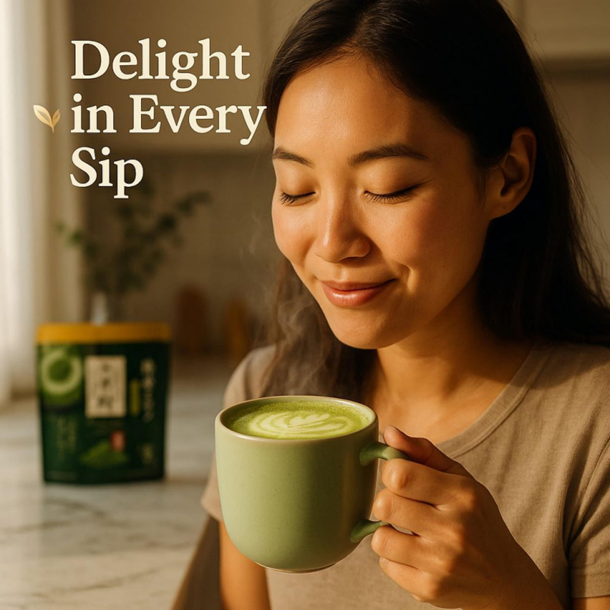 Sakura Box Matcha Milk Uji Double Rich Latte by Tsujiri, 150g Resealable Bag Made in Kyoto Japan