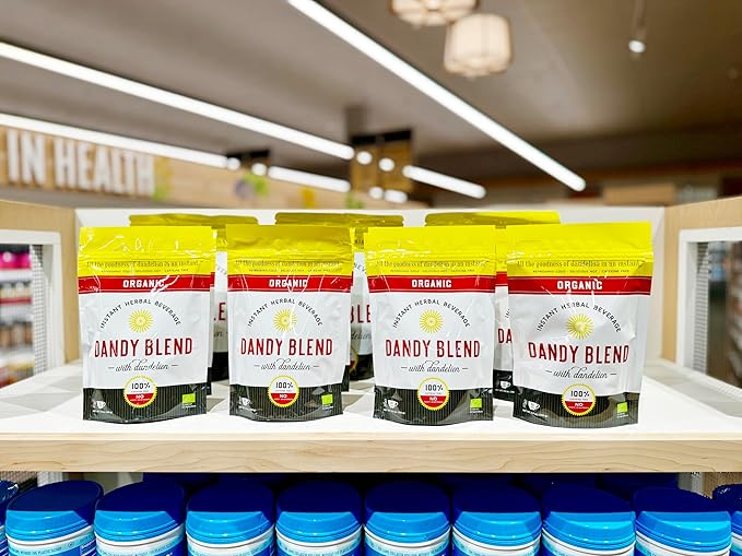 50 Cup Bag of Organic Dandy Blend Instant Herbal Beverage with Dandelion, 3.53 oz. (100g) Bag