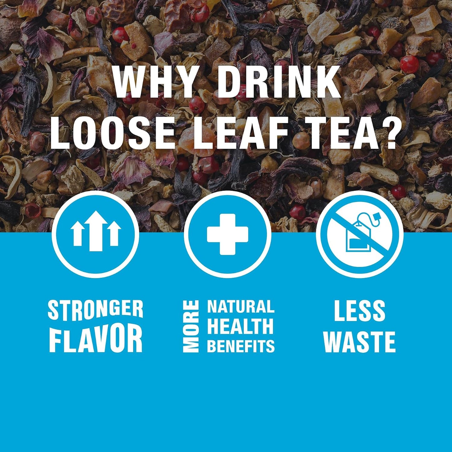Tiesta Tea - Ginger Sweet Peach, Loose Leaf, Spicy Peach Herbal Tea | Non-Caffeinated Tranquility Blend, Bulk Herbal Leaves with Hibiscus & Cane Sugar, 25 Cups, 2.2 Ounce Resealable Pouch