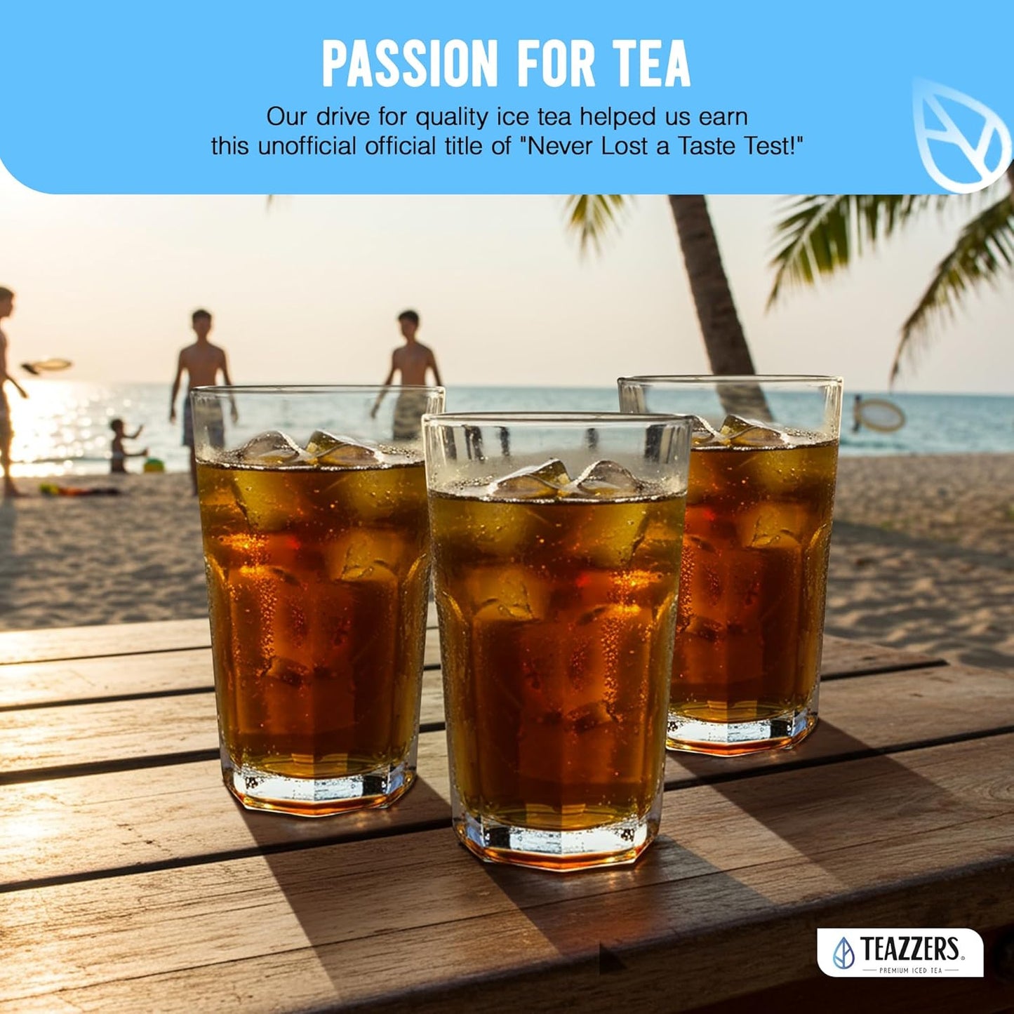 Teazzers Premium All-Natural Green Tea Bags – Great for Foodservice Commercial Ice Tea Brewers | Unsweetened USA-Made Bulk Green Tea for Restaurants, Cafés & Home Brewing (1 Ounce, 96 Count)